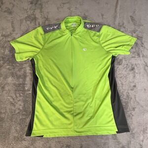Pearl Izumi Select Series Cycling Jersey XL Men's Green 3/4 Zip Biking